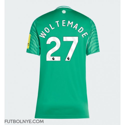 Camiseta Newcastle United Nick Woltemade #27 Visitante Equipación para mujer 2025-26 manga corta